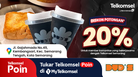 Diskon 20% khusus Community