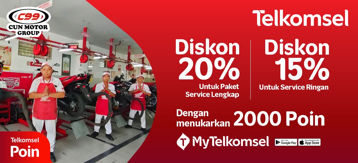 Diskon 20% Paket Service Lengkap & 15% Service Ringan