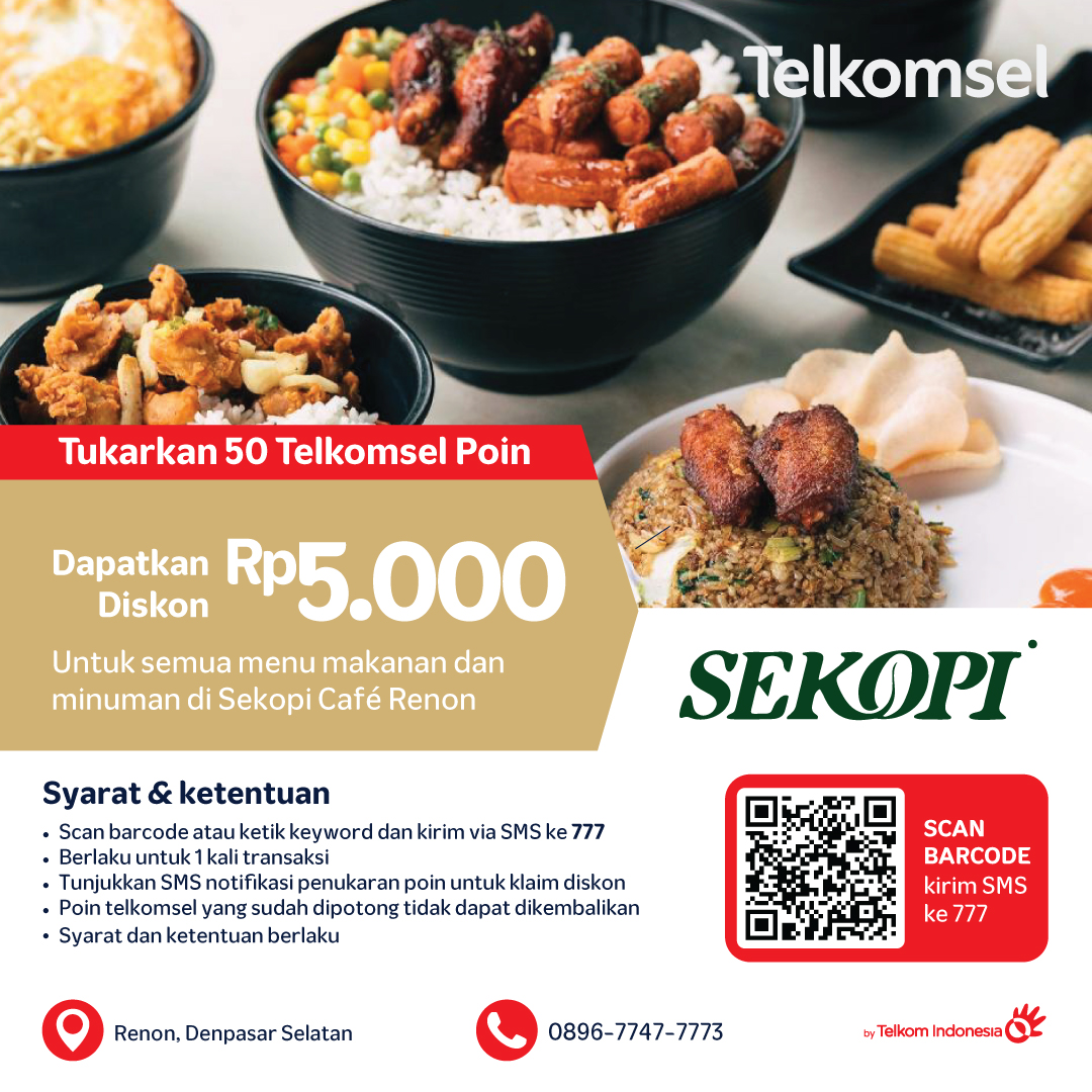 All Menu diskon Rp 5.000,-