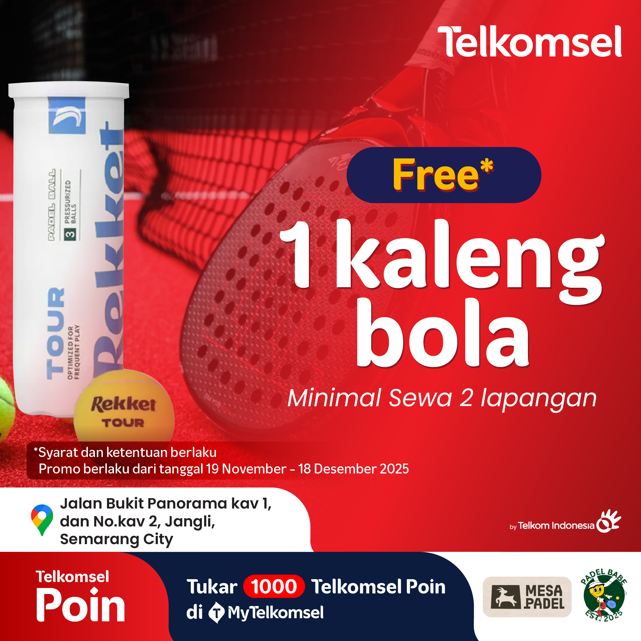 Free 1 Kaleng Bola Rekket